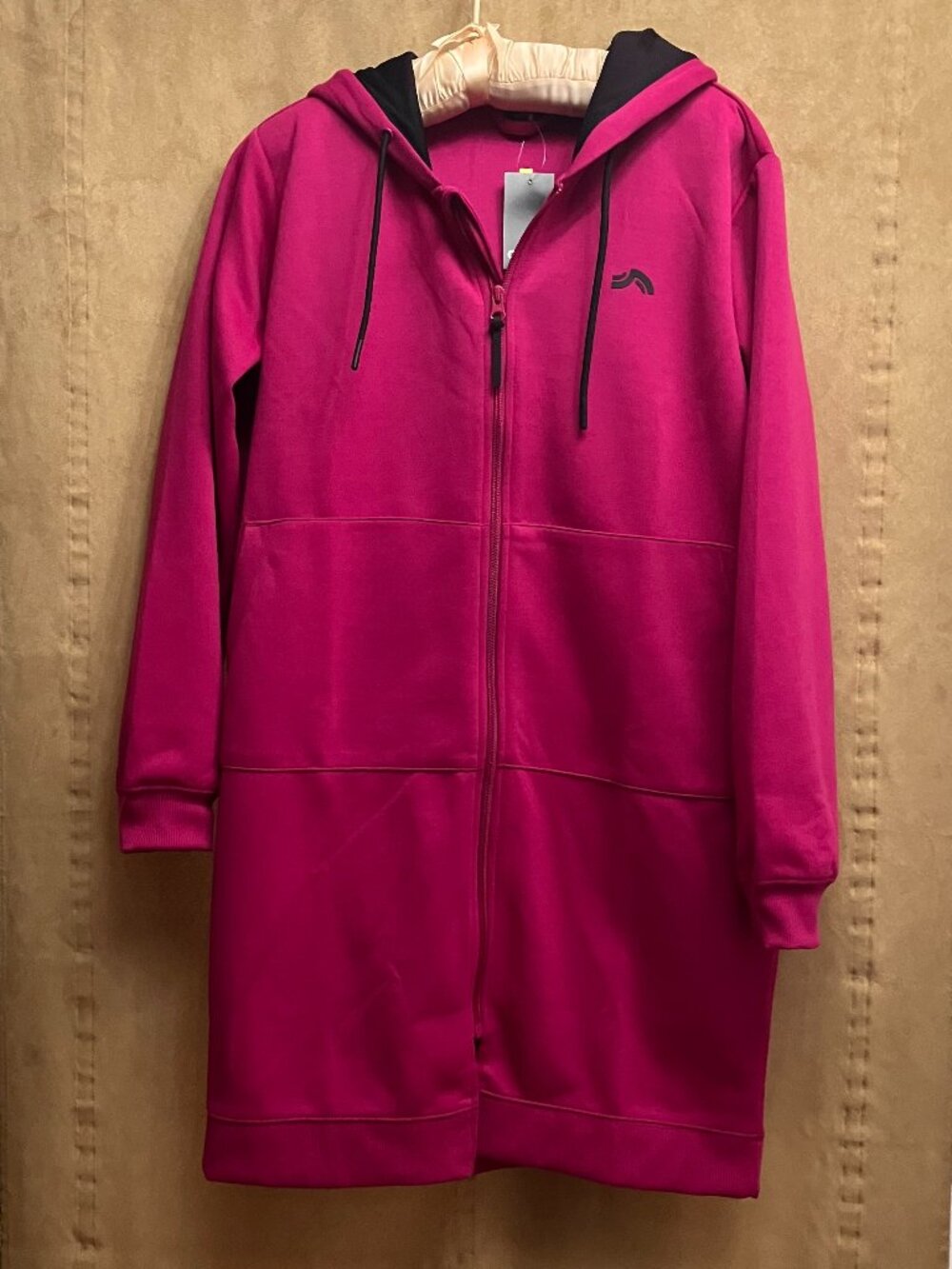 Long Pink Hoodie